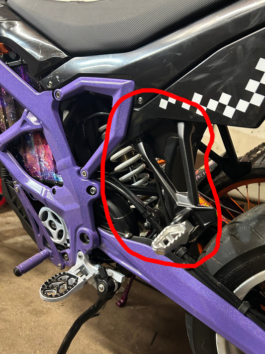 Surron Ultra Bee OEM Passenger Pegs