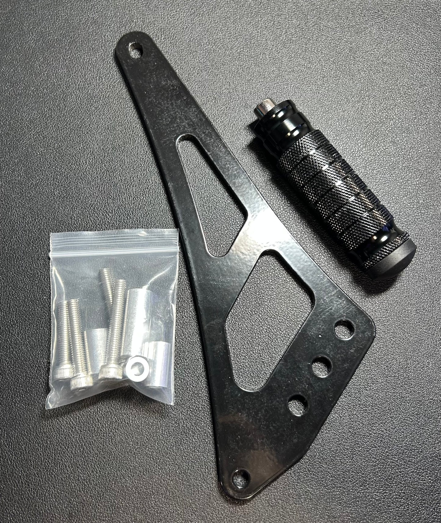 Talaria MX3/MX4 Shift Lock Stunt Wheelie Peg Silver/Raw Steel