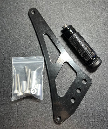 Talaria MX3/MX4 Shift Lock Stunt Wheelie Peg Silver/Raw Steel