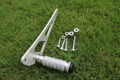 Talaria MX3/MX4 Shift Lock Stunt Wheelie Peg Silver/Raw Steel
