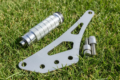 Surron Light Bee LBX Shift Lock Stunt Wheelie Peg Silver/Raw Steel