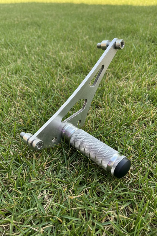 Surron Light Bee LBX Shift Lock Stunt Wheelie Peg Silver/Raw Steel
